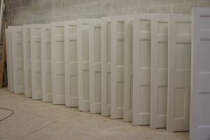 Interior door production